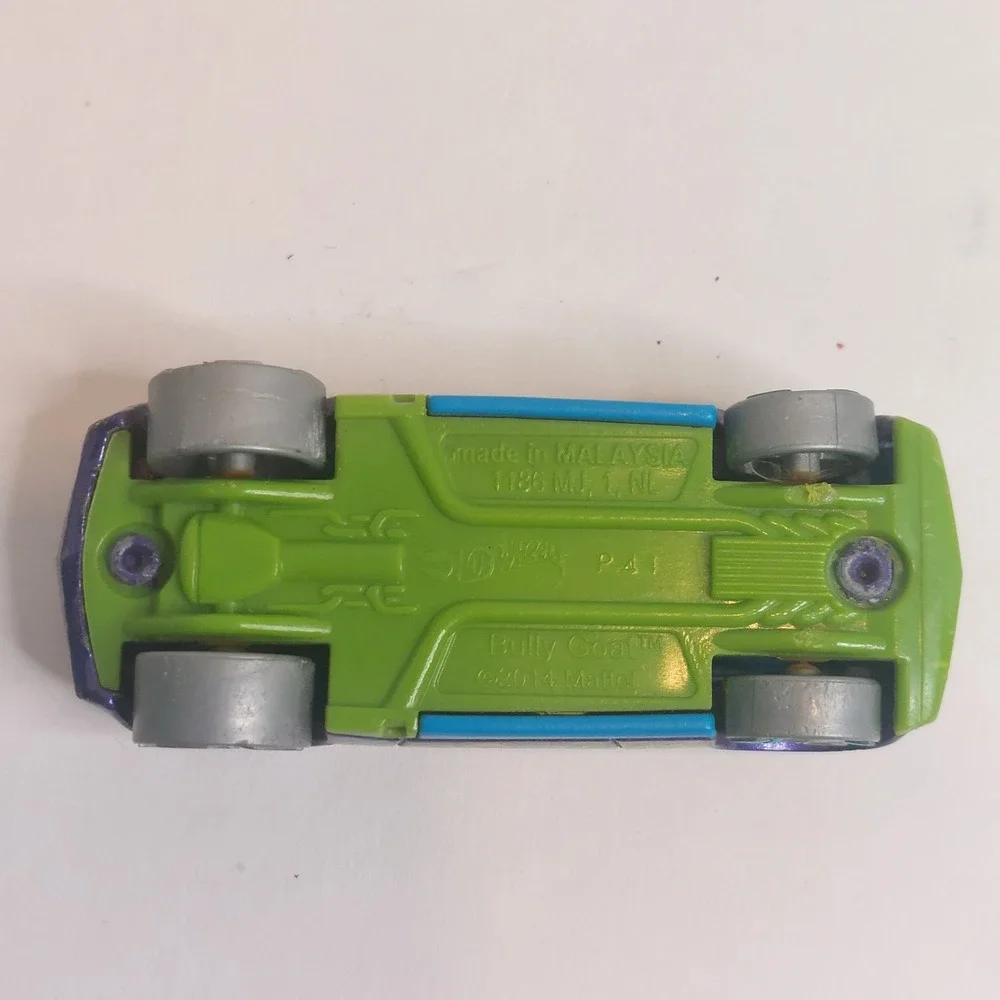 Hot Wheels Bully Goat Art Cars #62 Purple Graffiti Muscle Car Loose